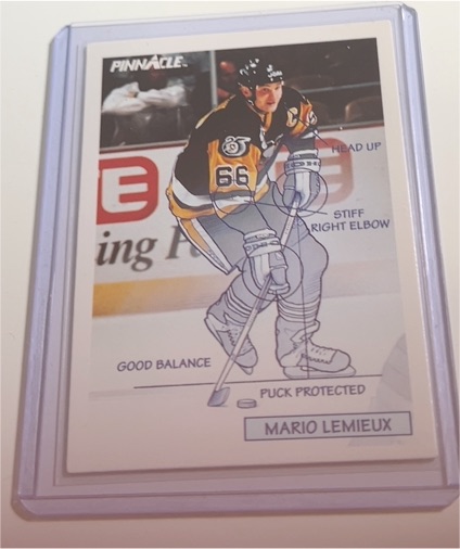 1991-92 Pinnacle #380 Mario Lemieux The Technician — front