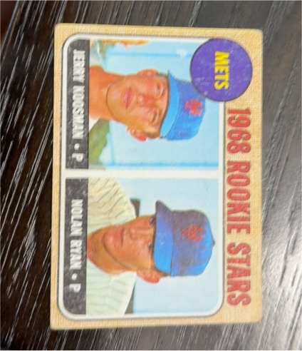 1968 Topps #177 Nolan Ryan / Jerry Koosman Rookie Stars — front