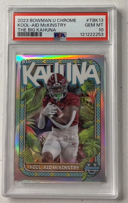 2023 Bowman University Chrome #TBK13 Kool-Aid McKinstry The Big Kahuna — front