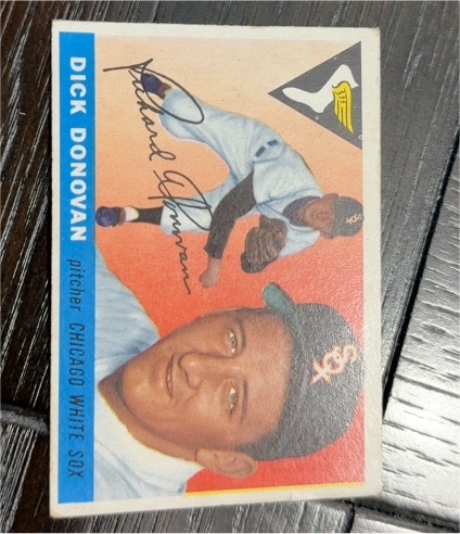 1955 Topps #146 Dick Donovan — front