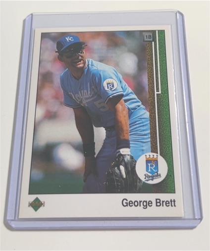 1989 Upper Deck #215 George Brett — front