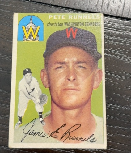 1954 Topps #6 Pete Runnels — front