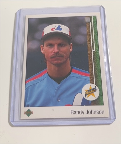 1989 Upper Deck #25 Randy Johnson Rookie Card — front