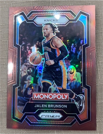 2023-24 Panini Prizm Monopoly #59 Jalen Brunson — front