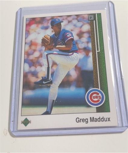 1989 Upper Deck #241 Greg Maddux — front