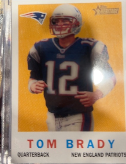 2005 Topps Heritage #69 Tom Brady — front