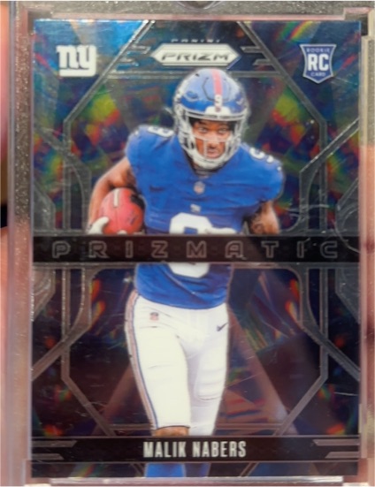 2024 Panini Prizm #13 Malik Nabers Prizmatic — front