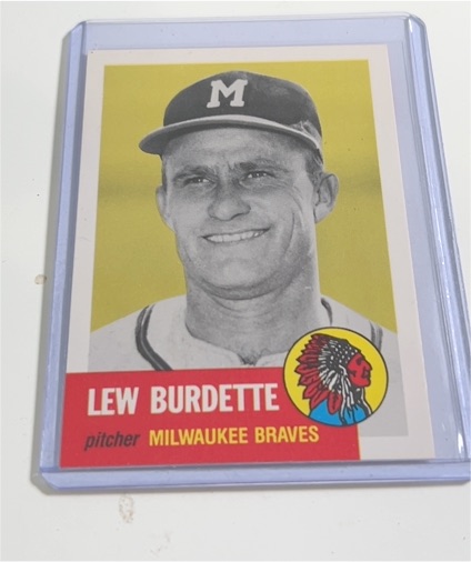 1991 Topps Archives 1953 #310 Lew Burdette — front