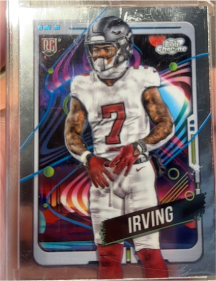 2024 Topps Chrome Cosmic #188 Bucky Irving Rookie — front