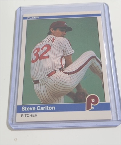1984 Fleer #25 Steve Carlton — front