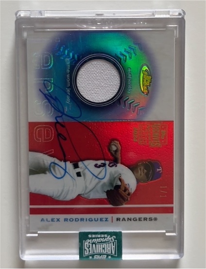 2003 Topps Finest #FRJ-AR Alex Rodriguez — front