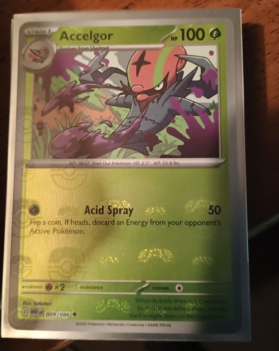2023 Pokémon SV: White Flare #009 Accelgor — front