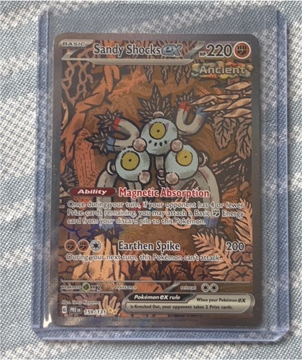 2024 Pokémon TCG Prismatic Evolutions #159 Sandy Shocks ex — front