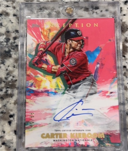 2020 Topps Inception #RESA-CK Carter Kieboom — front