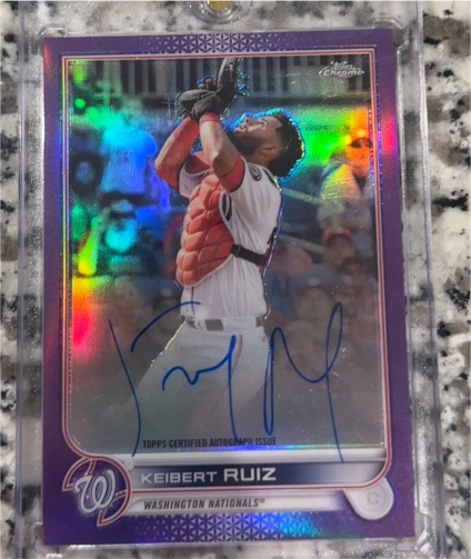2022 Topps Chrome #CVA-KR Keibert Ruiz — front