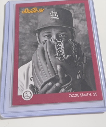 1991 Leaf Studio #238 Ozzie Smith — front