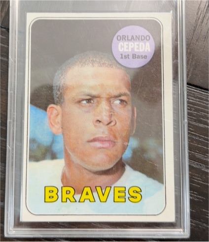 1969 Topps #385 Orlando Cepeda — front
