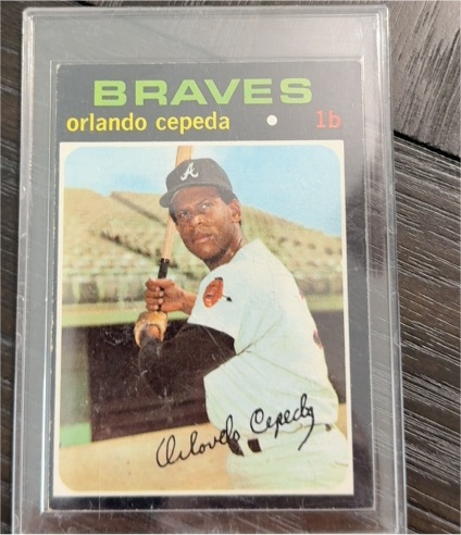 1971 Topps #605 Orlando Cepeda — front