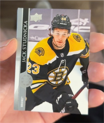 2020-21 Upper Deck #511 Jack Studnicka Boston Bruins — front