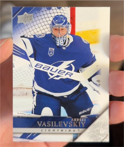 2020-21 Upper Deck Extended Series 2005-06 Tribute #T-59 Andrei Vasilevskiy — front