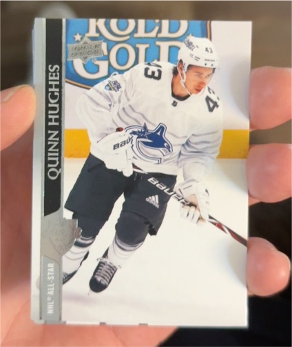 2020-21 Upper Deck Extended Series #680 Quinn Hughes — front
