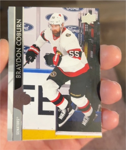 2020-21 Upper Deck Extended Series #597 Braydon Coburn — front