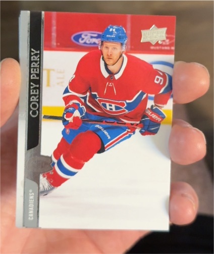 2020-21 Upper Deck #547 Corey Perry — front