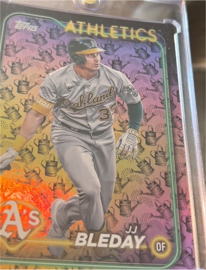 2024 Topps Series 1 #147 JJ Bleday Easter Holiday Foil Oakland Athletics — front