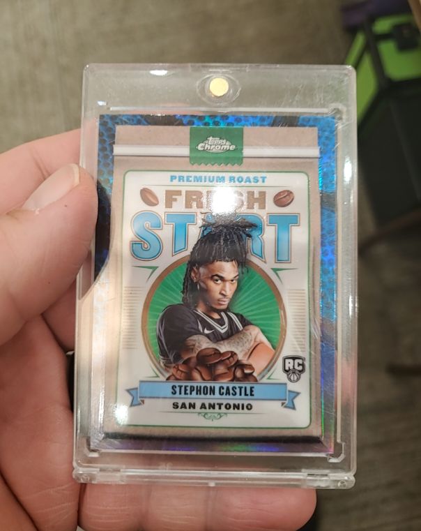 2024-25 Topps Chrome #FS-3 Stephon Castle Fresh Start Rookie — front
