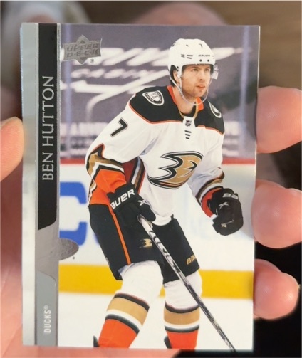 2020-21 Upper Deck Extended Series #601 Ben Hutton — front