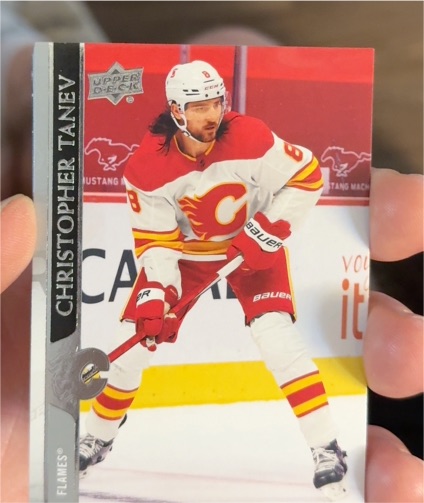 2020-21 Upper Deck Christopher Tanev Flames — front