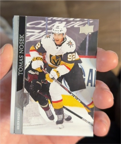 2020-21 Upper Deck #640 Tomas Nosek — front
