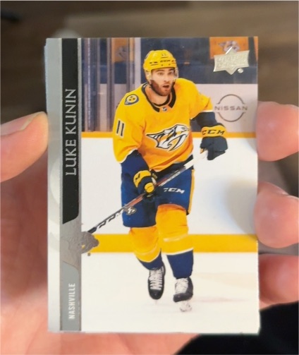 2020-21 Upper Deck Extended Series #579 Luke Kunin — front