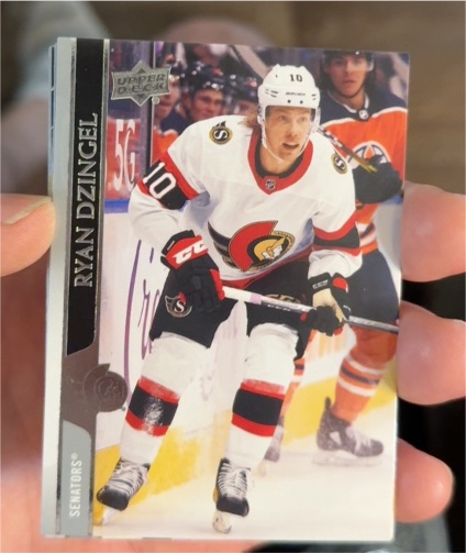 2020-21 Upper Deck Extended Series #599 Ryan Dzingel — front