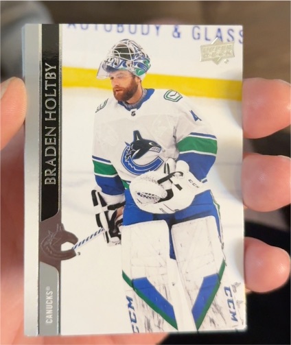 2020-21 Upper Deck Extended Series #635 Braden Holtby — front