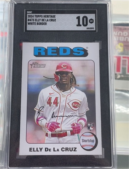 2024 Topps Heritage #473 Elly De La Cruz — front