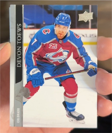 2020-21 Upper Deck Extended Series #534 Devon Toews — front