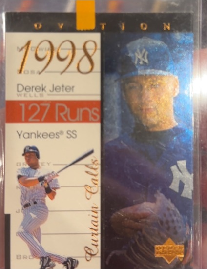 1999 Upper Deck Ovation Curtain Calls #R10 Derek Jeter — front