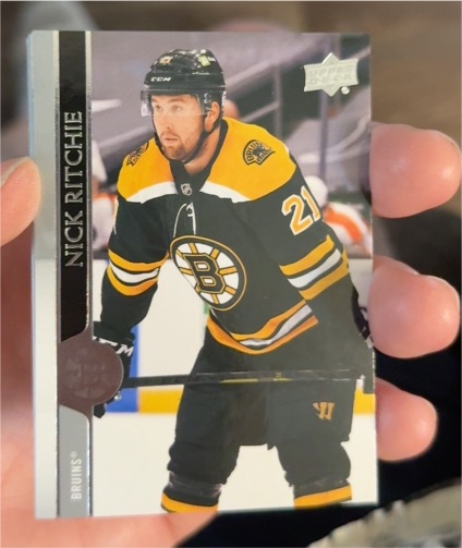 2020-21 Upper Deck Extended Series #509 Nick Ritchie Boston Bruins — front