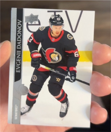 2020-21 Upper Deck Extended Series #598 Evgenii Dadonov — front