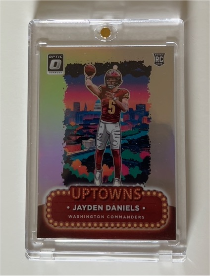 2024 Panini Donruss Optic Uptowns #2 Jayden Daniels Rookie — front