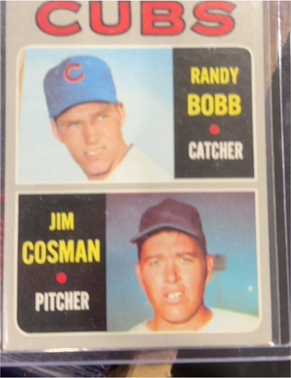 1970 Topps #429 Randy Bobb / Jim Cosman Cubs Rookie Stars — front