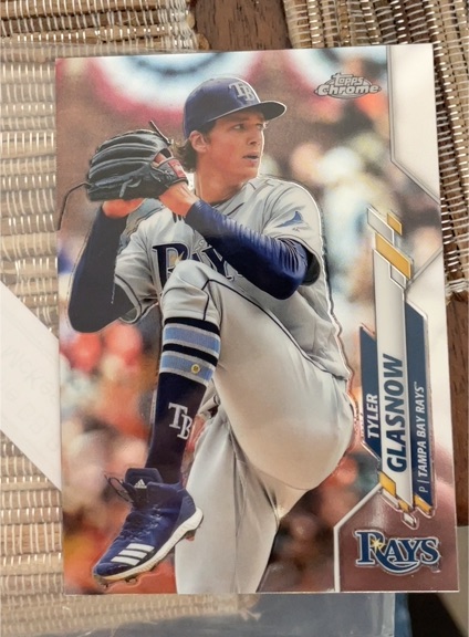 2020 Topps Chrome #118 Tyler Glasnow — front