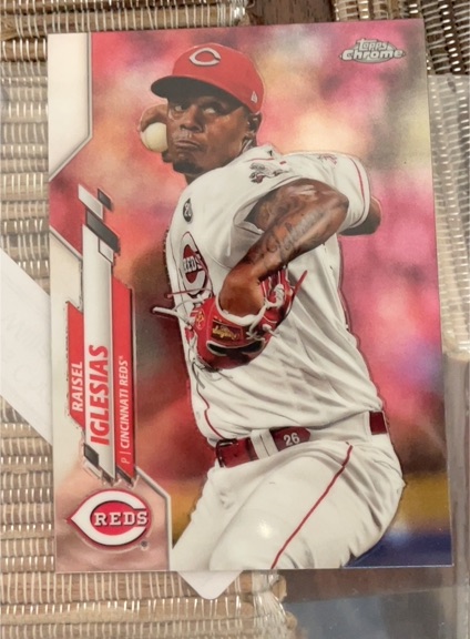 2020 Topps Chrome #175 Raisel Iglesias — front