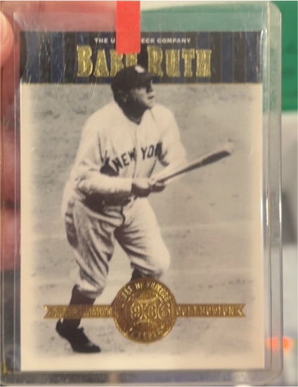 2001 Upper Deck Hall of Famers #50 Babe Ruth — front