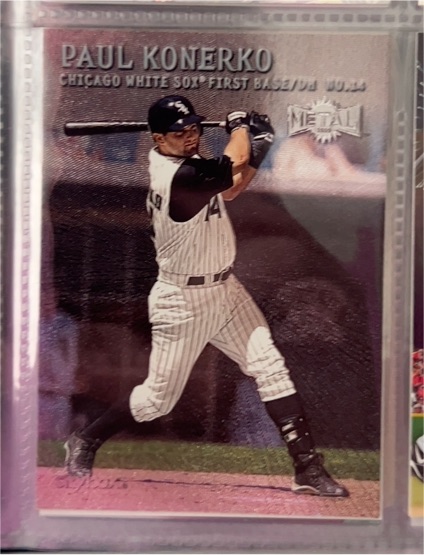 2000 Skybox Metal Paul Konerko Chicago White Sox — front