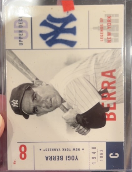 2001 Upper Deck Legends of New York #124 Yogi Berra — front