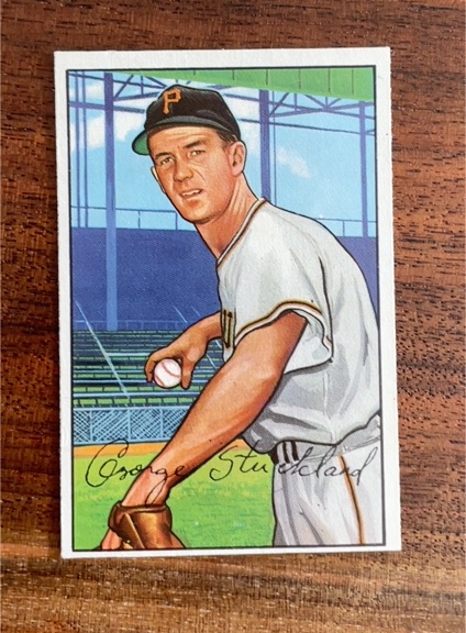 1952 Bowman #207 George Strickland — front