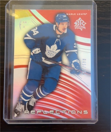2020-21 Upper Deck Extended Series Reflections #41 Auston Matthews — front