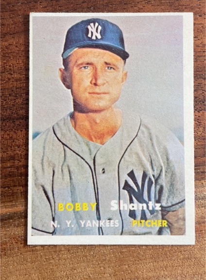 1957 Topps #272 Bobby Shantz — front